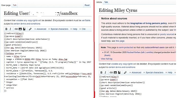 Aprenda habilidades de edición de Wiki en Sandbox