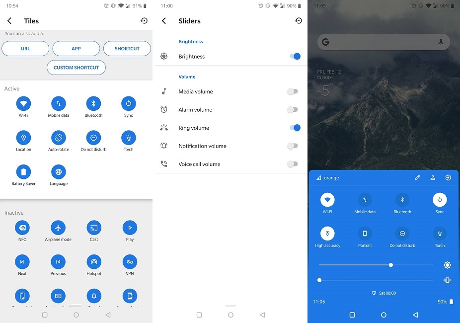 Las mejores aplicaciones de configuración rápida Configuración rápida inferior de Android