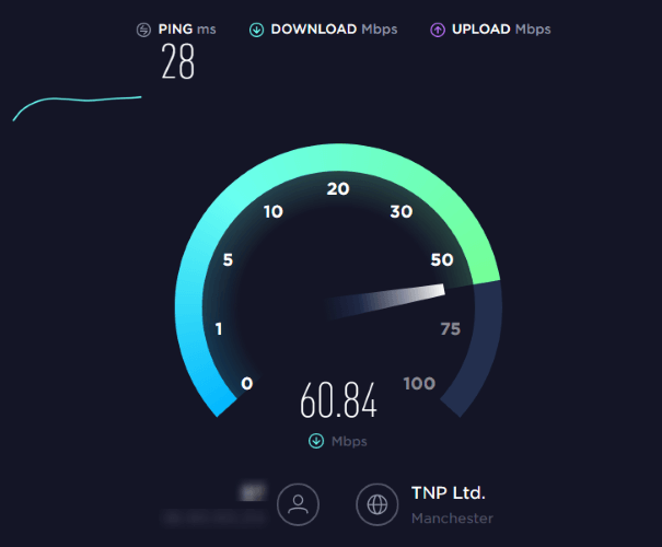 Pruebas de velocidad Speedtest