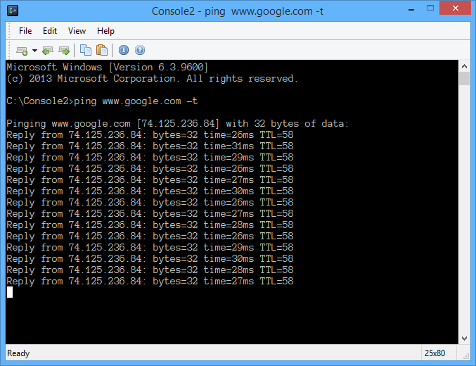 Windows-net-utilities-ping-comando