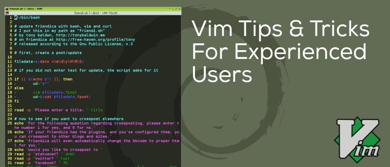 5 consejos y trucos de Vim para usuarios experimentados