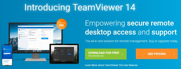 Teamviewer para compartir pantalla