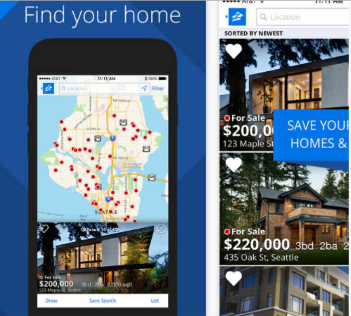 zillow-moving-ios-aplicación