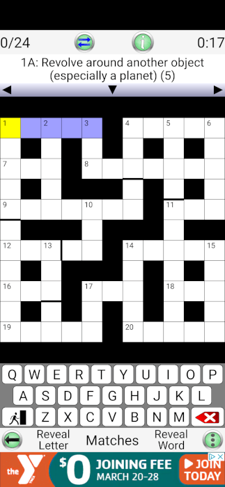 Juegos de crucigramas Crossword Unlimited Tablero