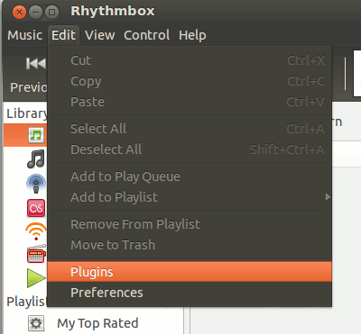 plugins de rhythmbox