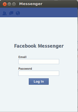 interfaz fbmessenger