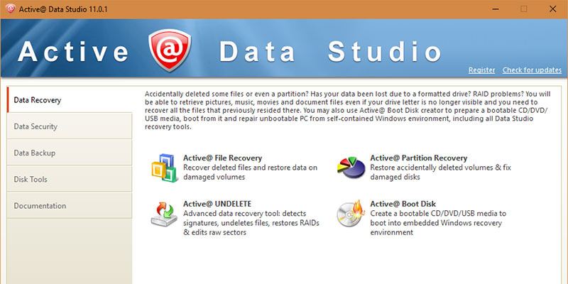 Active@ Data Studio: herramientas esenciales para PC, todo en un solo lugar