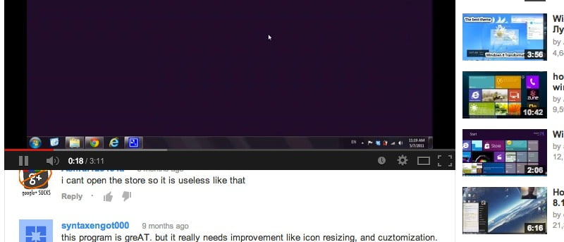 Pin YouTube Videos to the Page so You Can Scroll Through Comments [Chrome]