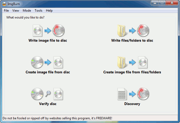 Opensource-imgburn-interfaz