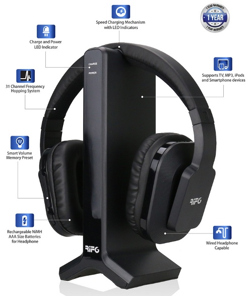 Auriculares Inalámbricos Digitales RIF6: Puntos de interés.