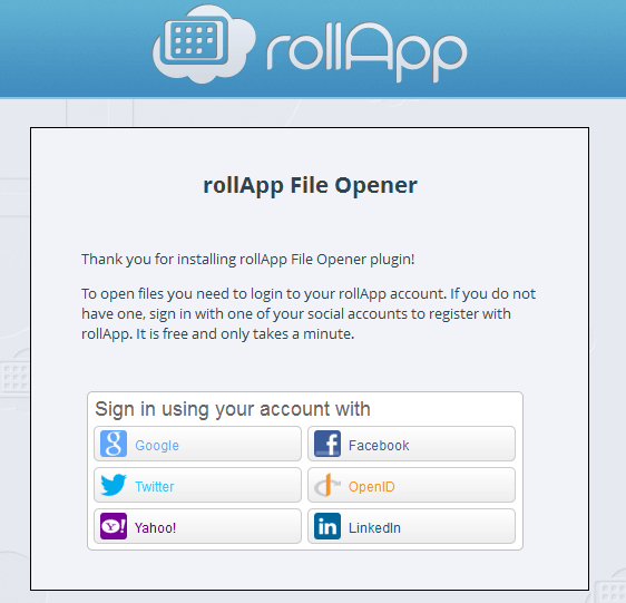 roll-app-inicio de sesión