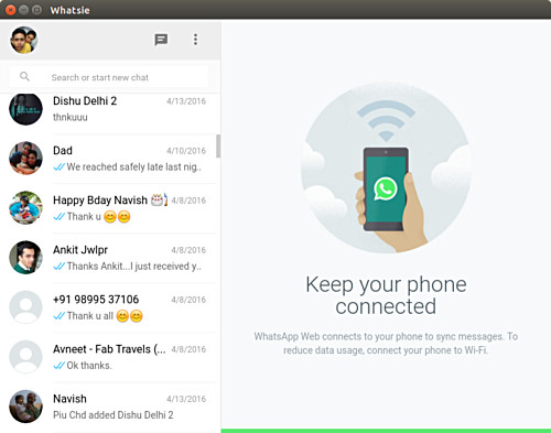 Cómo Acceder A Whatsapp En Ubuntu Usando Whatsie