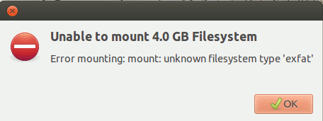 Cómo acceder al sistema de archivos exFAT en Ubuntu
