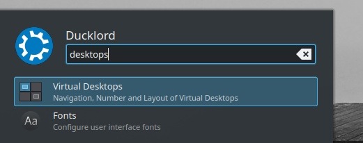 Organizar escritorio con Kde Buscar entrada de escritorios virtuales