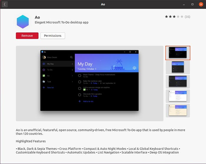 Ms To Do en Linux con Ao Install