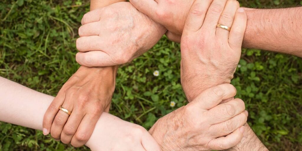 A collection of hands.