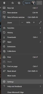 Configuración de Microsoft Edge de caché vacía