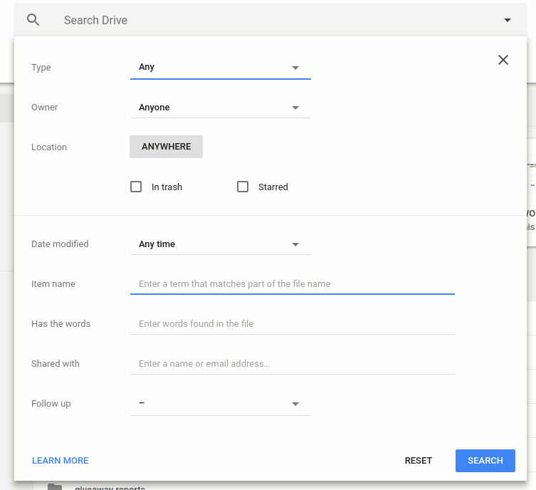 google-drive-más-herramientas de búsqueda