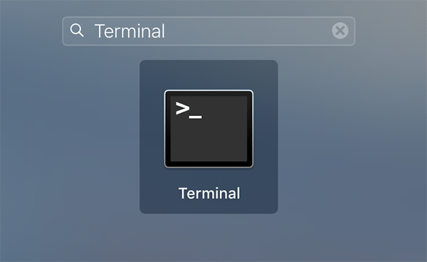 Launchpad-terminal