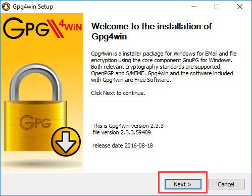 encriptar-correos-electrónicos-outlook-instalar-gpg4win