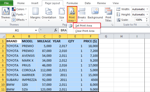 microsoft-excel-set-print-area