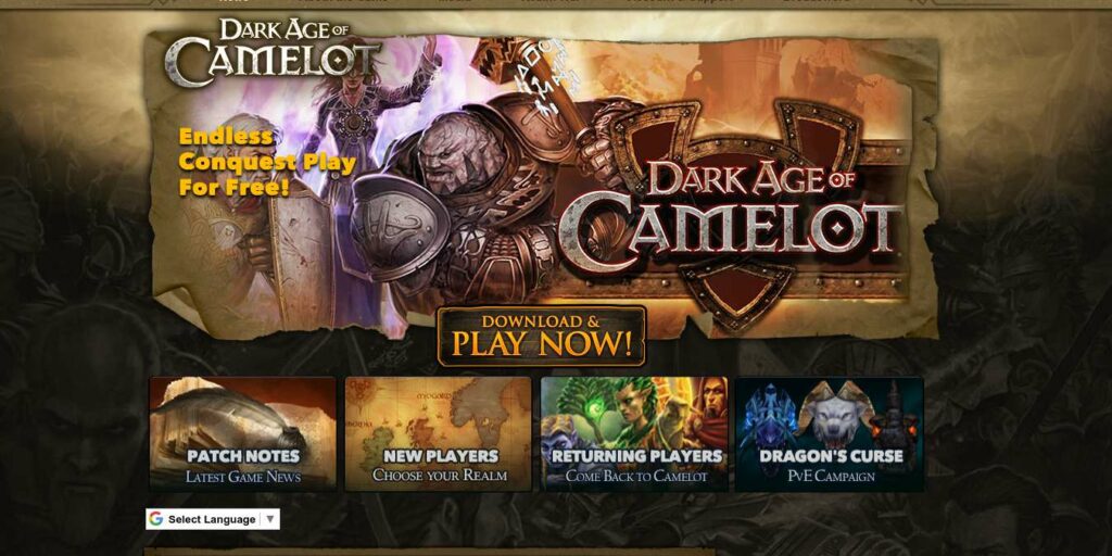 Dark Age Of Camelot Server Featured