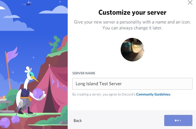 Servidor de personalización de Discord Screenshare