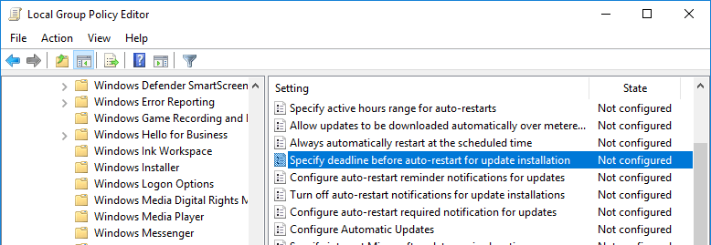 win10-auto-restart-schedule-open-policy