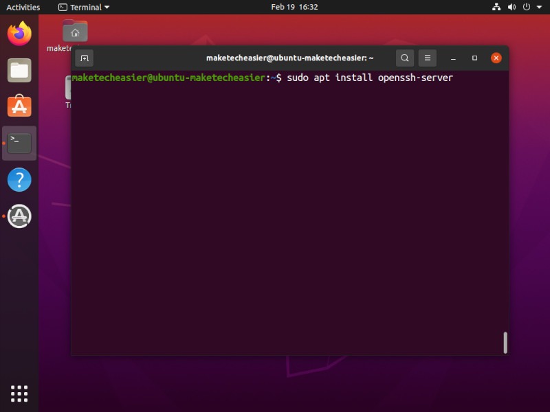 Instalación de Ssh en Ubuntu