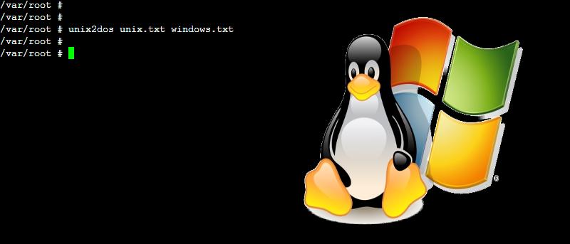 Cómo convertir archivos de formato Linux/Unix a Windows y viceversa