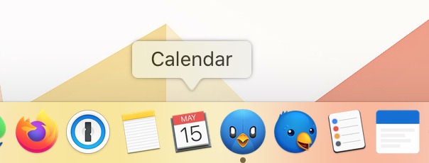 Lanzamiento de la aplicación Master Mac Calendar