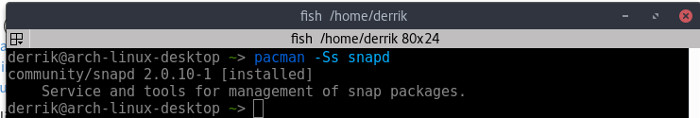 snapd-arch-linux-snapd-paquete