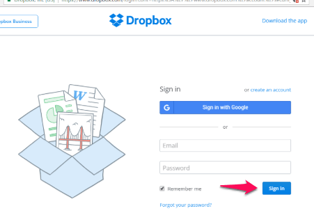 dropbox-usando-el-sitio-web