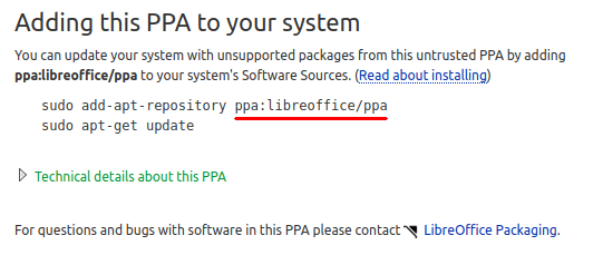 Eliminar Ppa Buscar nombre de Ppa en Launchpad