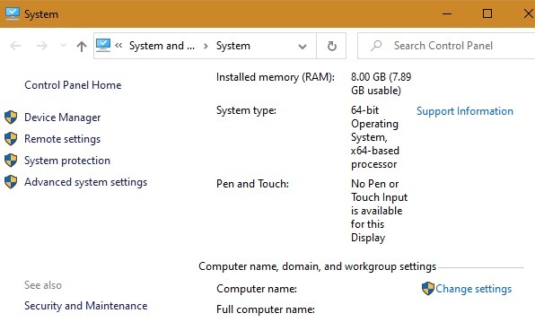 Se necesita RAM Comprobación de RAM