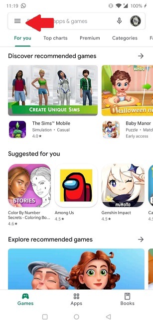 Cómo evitar el gasto excesivo en aplicaciones Menú Play Store