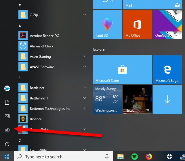 configuración de windows-10-hdr