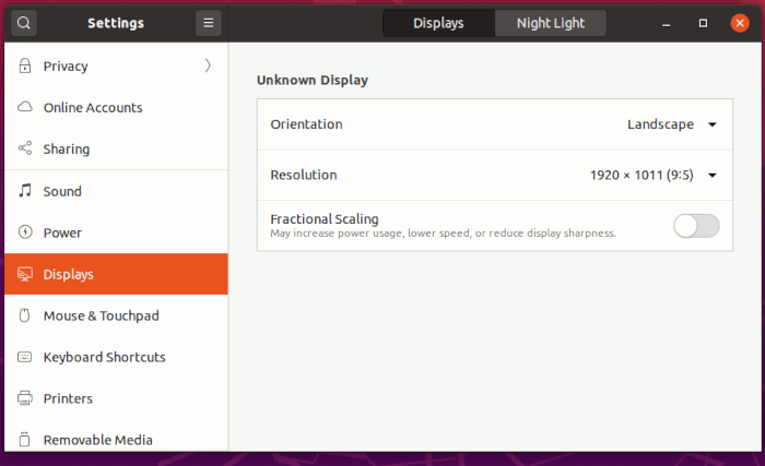 Pantallas de configuración de Ubuntu