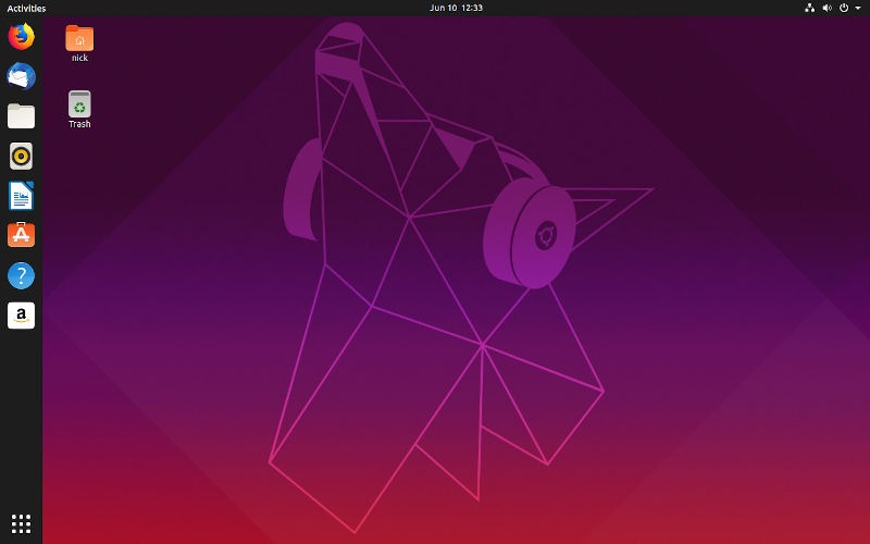 Disco de escritorio de Ubuntu