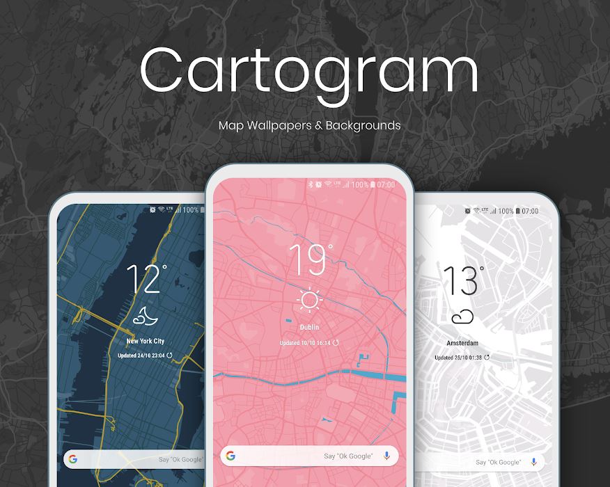 Cartograma Live Wallpapers Android
