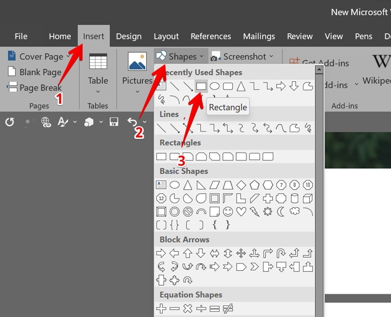 Hacer imagen transparente Opacidad Palabra Insertar forma