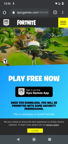 Cómo instalar Fortnite en la aplicación Android Epic Games