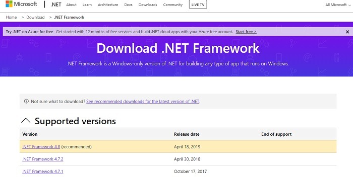 Cómo instalar Net Framework 20 30 35 en Windows 10 Microsoft