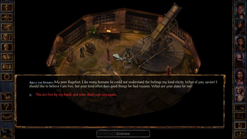 Jugar juegos de PC Android Baldurs Gate