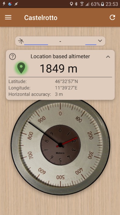Cómo medir el altímetro preciso del teléfono de altitud
