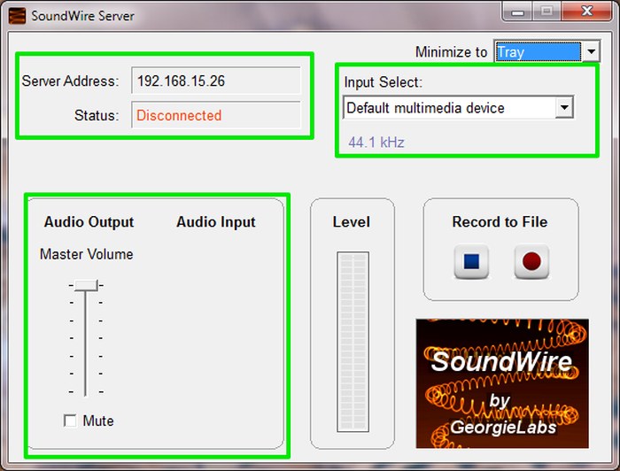 Funnel-Audio-to-Android-Soundwre-Server