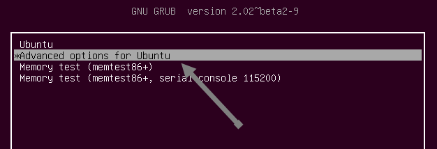 restablecer-ubuntu-contraseña-opciones-avanzadas