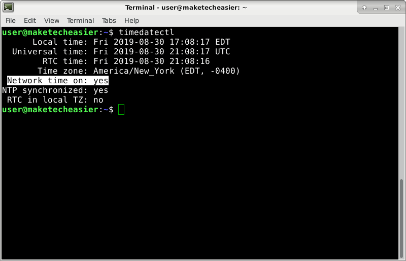 Ntp Linux Verifique el estado de Ntp en Systemd Os