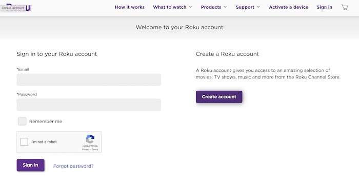 Haz streaming de Twitch en Roku Iniciar sesión