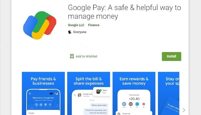 Tienda Google Pay Play